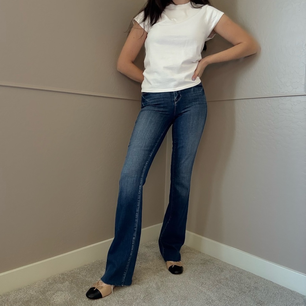 L'AGENCE Medium Wash Ruth Jeans